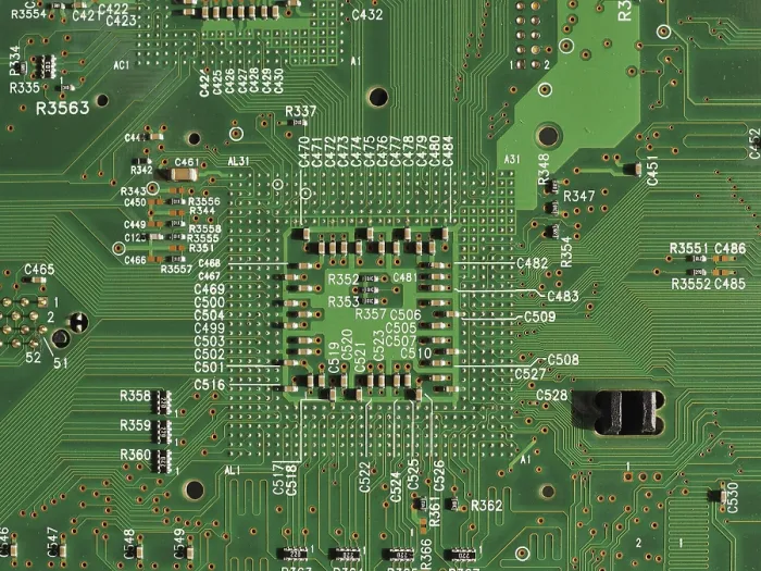 Framed Print : Printed Circuit Board with Electronic Components Framed Print : Printed Circuit Board with Electronic Components