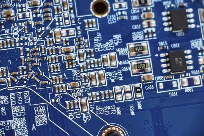 Framed Print : Print of Printed Circuit Board with Chips and Radio Components Framed Print : Print of Printed Circuit Board with Chips and Radio Components