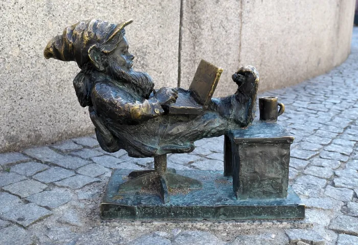 Framed Print : Print of Programmer Capgeminiusz, Wroclaw's dwarfs Framed Print : Print of Programmer Capgeminiusz, Wroclaw's dwarfs