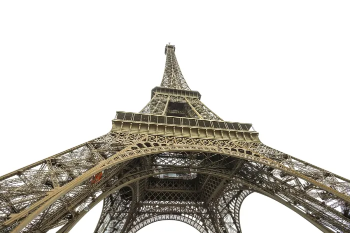 Framed Print : Eiffel Tower Print: Iconic Parisian Landmark Framed Print : Eiffel Tower Print: Iconic Parisian Landmark