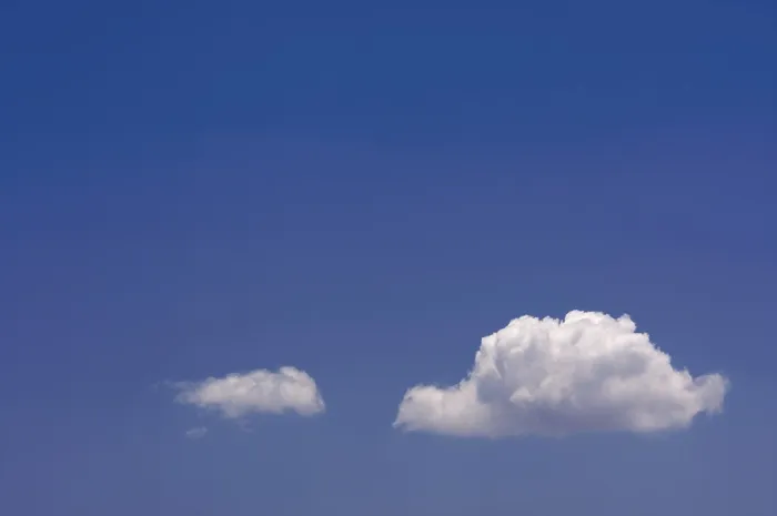 Framed Print : Puffy Clouds Blue Sky Print Framed Print : Puffy Clouds Blue Sky Print