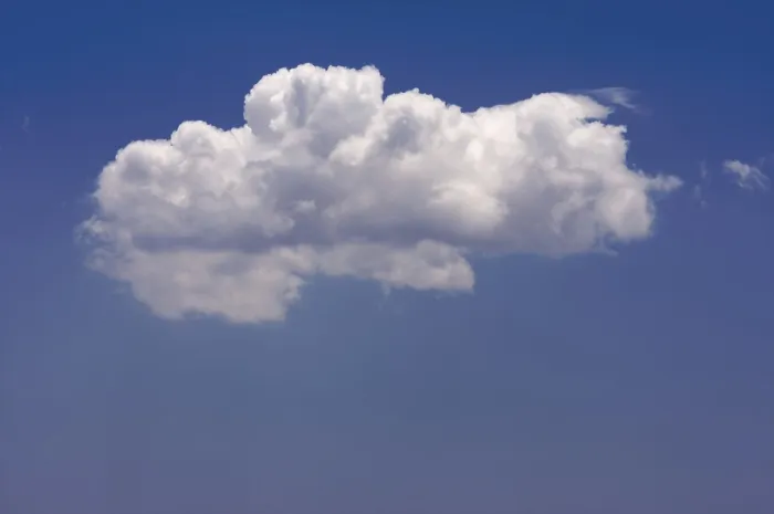 Framed Print : Blue Sky with Puffy Clouds Print Framed Print : Blue Sky with Puffy Clouds Print