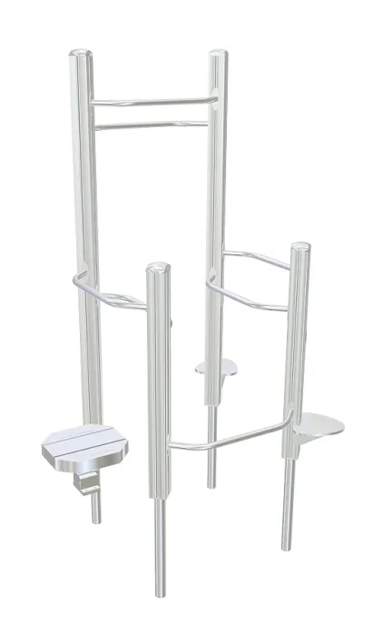 Framed Print : Pull-up Bars Print, 3D Illustration Framed Print : Pull-up Bars Print, 3D Illustration