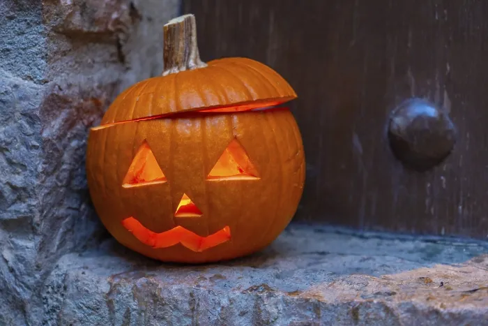 Framed Print : A Pumpkin with a Hole and Light Inside Print Framed Print : A Pumpkin with a Hole and Light Inside Print