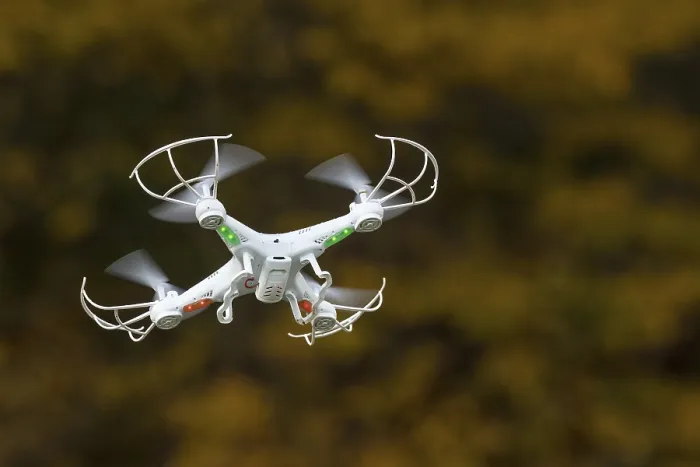 Framed Print : Quadcopter Print with Camera Drone Framed Print : Quadcopter Print with Camera Drone