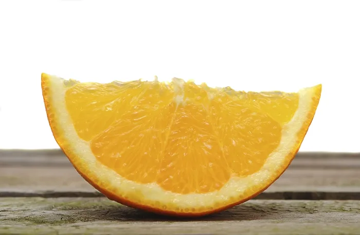 Framed Print : Quartered Orange Print - Vibrant Artwork Framed Print : Quartered Orange Print - Vibrant Artwork
