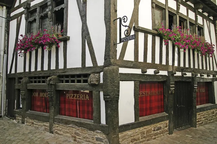Framed Print : Quimperle Timber-Frame Print Framed Print : Quimperle Timber-Frame Print