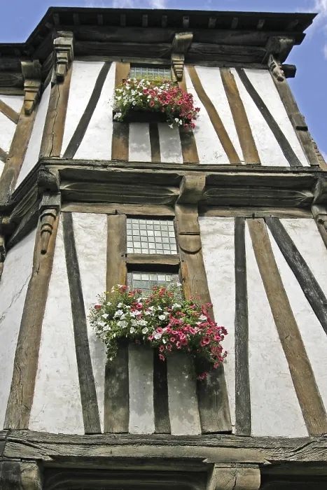 Framed Print : Timber-Frame Quimperle Print Framed Print : Timber-Frame Quimperle Print