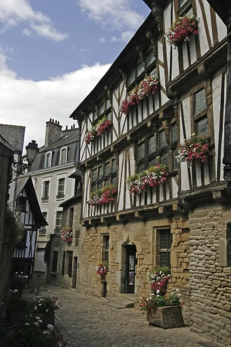 Framed Print : Quimperle Timber-Frame Print Framed Print : Quimperle Timber-Frame Print