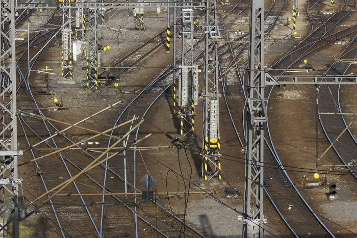Framed Print : Railway Junction Print Framed Print : Railway Junction Print