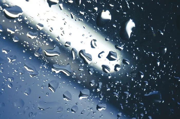 Framed Print : Rain Drops on Glass Print with Sunset Background Framed Print : Rain Drops on Glass Print with Sunset Background