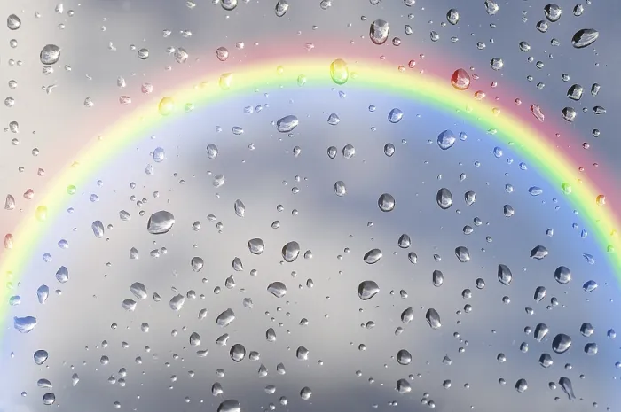 Framed Print : Rainbow, Germany Print - Colourful Sky Over Rainbow