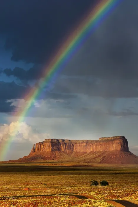 Framed Print : Rainbow at Monument Valley, Arizona Print Framed Print : Rainbow at Monument Valley, Arizona Print
