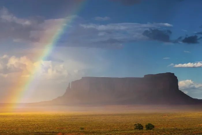 Framed Print : Rainbow at Monument Valley, Utah Print Framed Print : Rainbow at Monument Valley, Utah Print