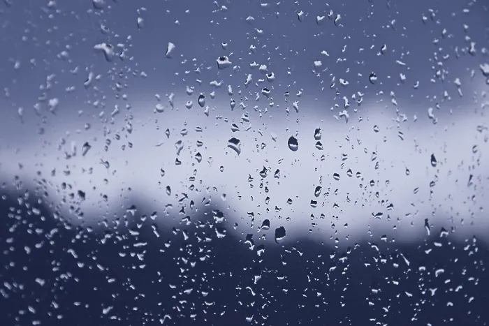 Framed Print : Rainy Window Pane Print - Cool, Raining Weather