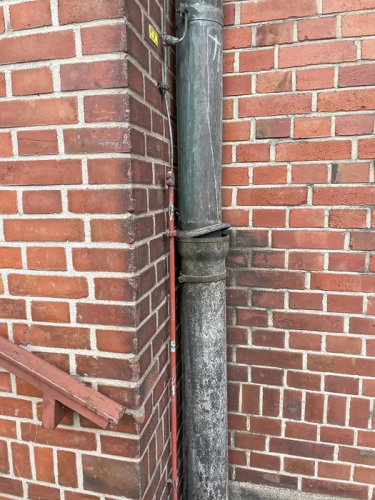 Framed Print : Rainwater Downpipe Brick Wall Ceiling Print Framed Print : Rainwater Downpipe Brick Wall Ceiling Print