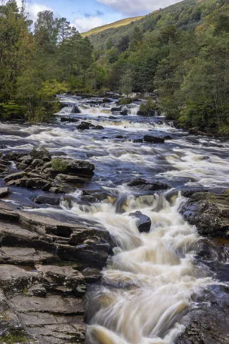 Framed Print : Rapids Print, Falls of Dochart, Killin Highlands Scotland