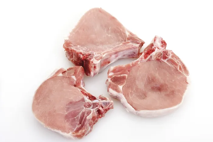 Framed Print : Raw Pork Chops Print Framed Print : Raw Pork Chops Print