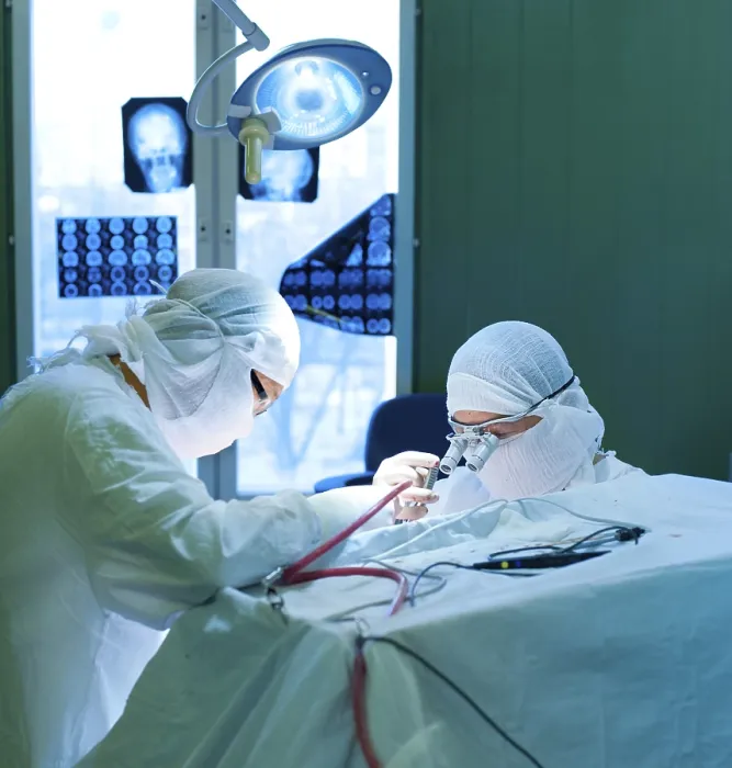Framed Print : A Real Brain Surgery Print: Two Surgeons at Work Framed Print : A Real Brain Surgery Print: Two Surgeons at Work