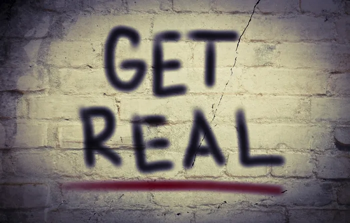 Framed Print : Get Real Concept Print Framed Print : Get Real Concept Print