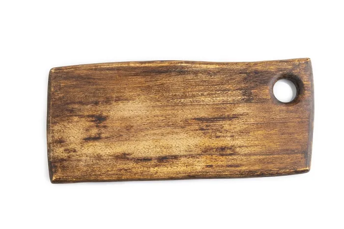 Framed Print : Empty Wooden Cutting Board Print - Top View Framed Print : Empty Wooden Cutting Board Print - Top View