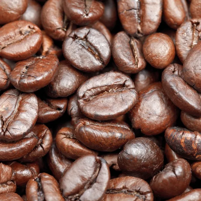 Framed Print : Red Roasted Coffee Beans Print Close Up Framed Print : Red Roasted Coffee Beans Print Close Up