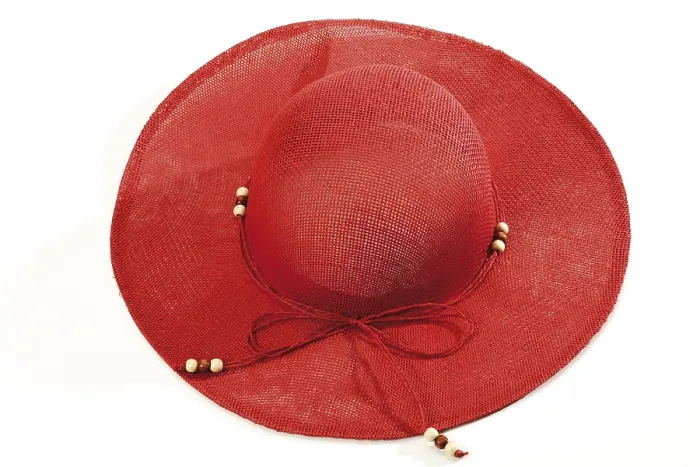 Framed Print : Red Sun Hat Print from Above Framed Print : Red Sun Hat Print from Above