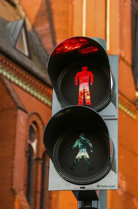 Framed Print : Red Traffic Light Print Framed Print : Red Traffic Light Print