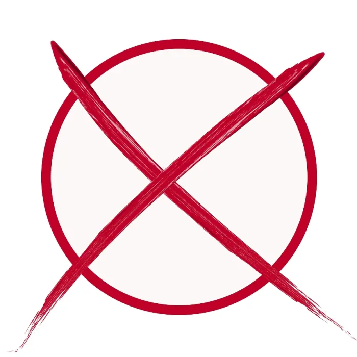 Framed Print : Red Voting Cross Print Framed Print : Red Voting Cross Print