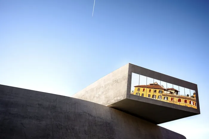 Framed Print : Reflected Building Print, Maxxi Museum, Rome Framed Print : Reflected Building Print, Maxxi Museum, Rome