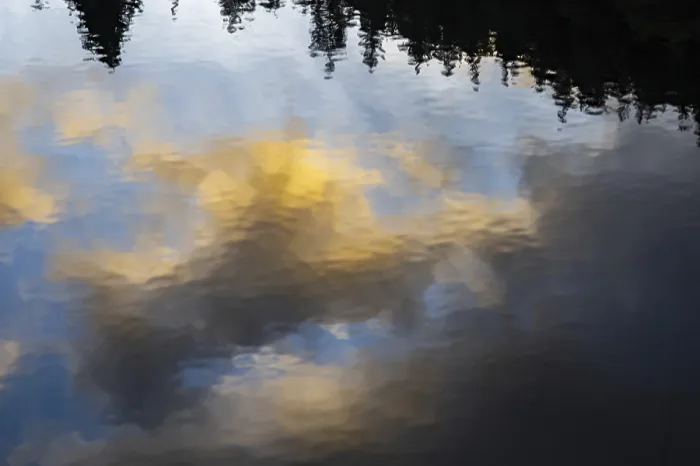 Framed Print : Aviemore Lake Cloud Reflection Print Framed Print : Aviemore Lake Cloud Reflection Print