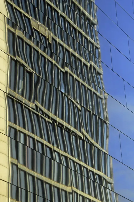 Framed Print : Reflection of a Glass Facade Print Framed Print : Reflection of a Glass Facade Print