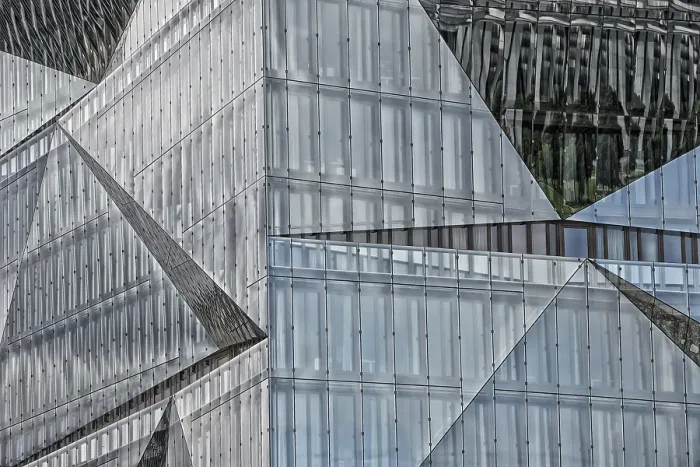 Framed Print : Reflection on a Glass Window Facade, Berlin Print Framed Print : Reflection on a Glass Window Facade, Berlin Print