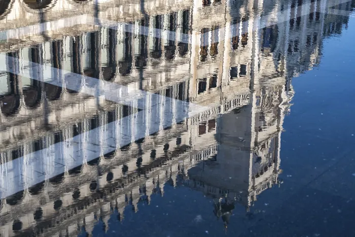 Framed Print : Acqua Alta Reflection Print, St. Mark's Square, Venice Framed Print : Acqua Alta Reflection Print, St. Mark's Square, Venice