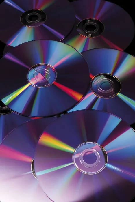 Framed Print : ImageBROKER Print: Reflections on DVD Discs Framed Print : ImageBROKER Print: Reflections on DVD Discs
