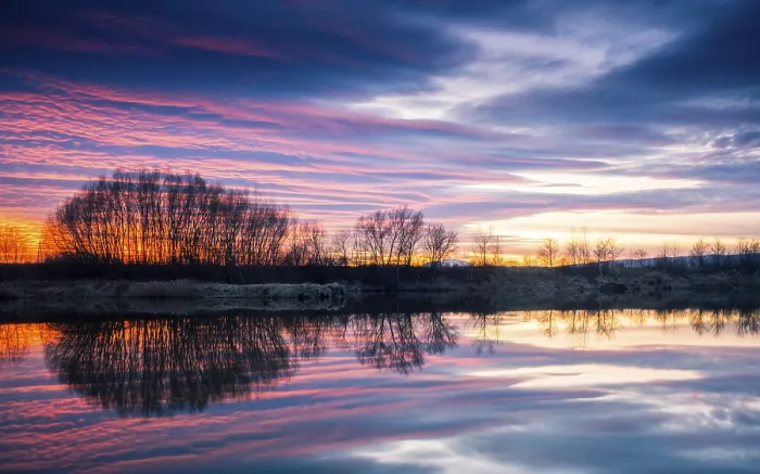 Framed Print : Sunset Reflections Lake Print Framed Print : Sunset Reflections Lake Print