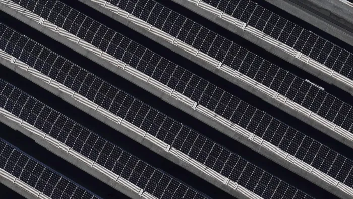 Framed Print : Repetitive Diagonal Pattern of Solar Panels Print Framed Print : Repetitive Diagonal Pattern of Solar Panels Print