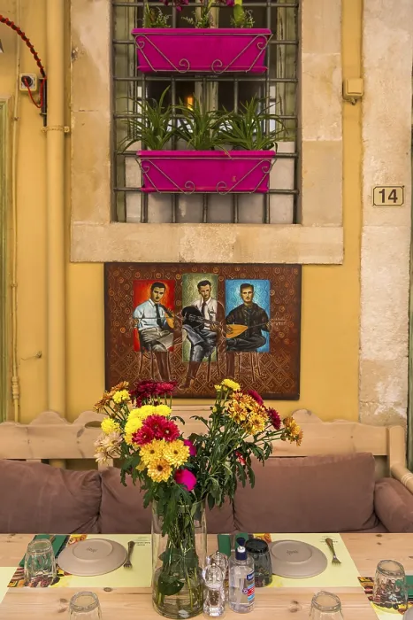 Framed Print : Crete, Greece - Restaurant Print Framed Print : Crete, Greece - Restaurant Print