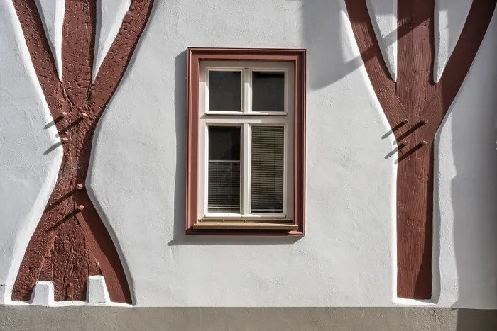 Framed Print : Restored Half-Timbering Print, Bad Urach Germany Framed Print : Restored Half-Timbering Print, Bad Urach Germany