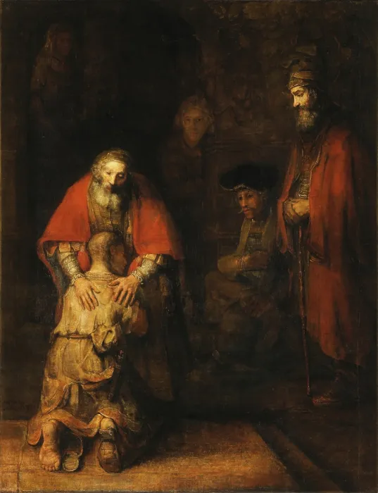 Framed Print : Return of the Prodigal Son Print (1668) by Rembrandt Framed Print : Return of the Prodigal Son Print (1668) by Rembrandt