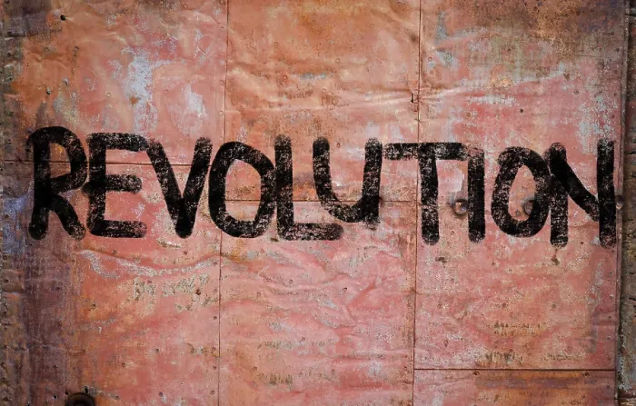 Framed Print : Revolution Concept Print