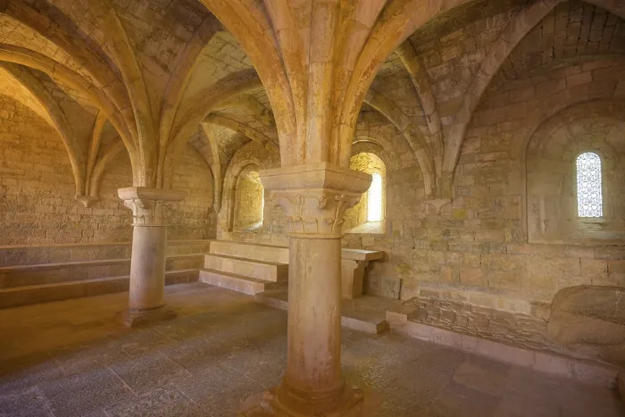 Framed Print : Ribbed Vault in Le Thoronet Chapter House Print Framed Print : Ribbed Vault in Le Thoronet Chapter House Print