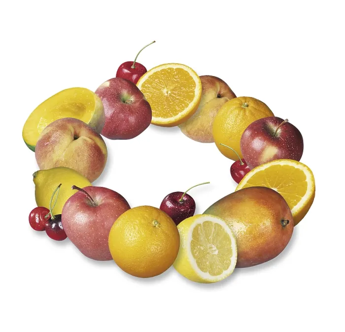 Framed Print : Ring of Fruit Print