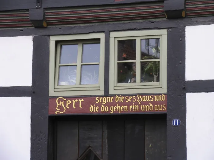Framed Print : Rinteln Half-Timbered House Print Framed Print : Rinteln Half-Timbered House Print
