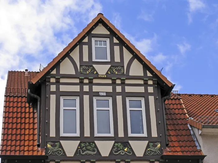 Framed Print : Rinteln Half-Timbered House Print Framed Print : Rinteln Half-Timbered House Print