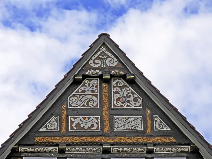 Framed Print : Rinteln, Half-Timbered House Print Framed Print : Rinteln, Half-Timbered House Print