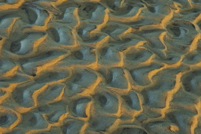 Framed Print : Ripple Structure in Sandy Beach at Low Tide Print Framed Print : Ripple Structure in Sandy Beach at Low Tide Print