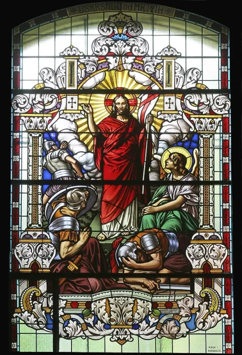 Framed Print : Risen Christ Print - Resurrection Art Framed Print : Risen Christ Print - Resurrection Art