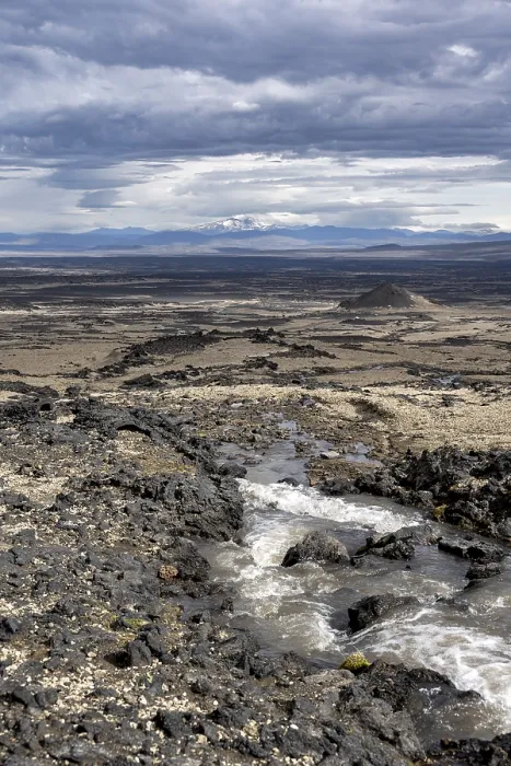 Framed Print : River Flows Through Volcanic Landscape Print, Vatnajokull National Park Framed Print : River Flows Through Volcanic Landscape Print, Vatnajokull National Park