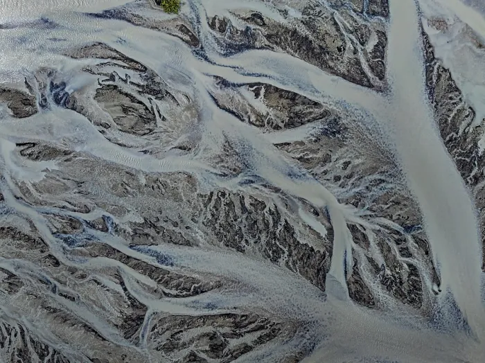 Framed Print : River Branched Course, Kirkjubaerklaustur, Iceland Print Framed Print : River Branched Course, Kirkjubaerklaustur, Iceland Print